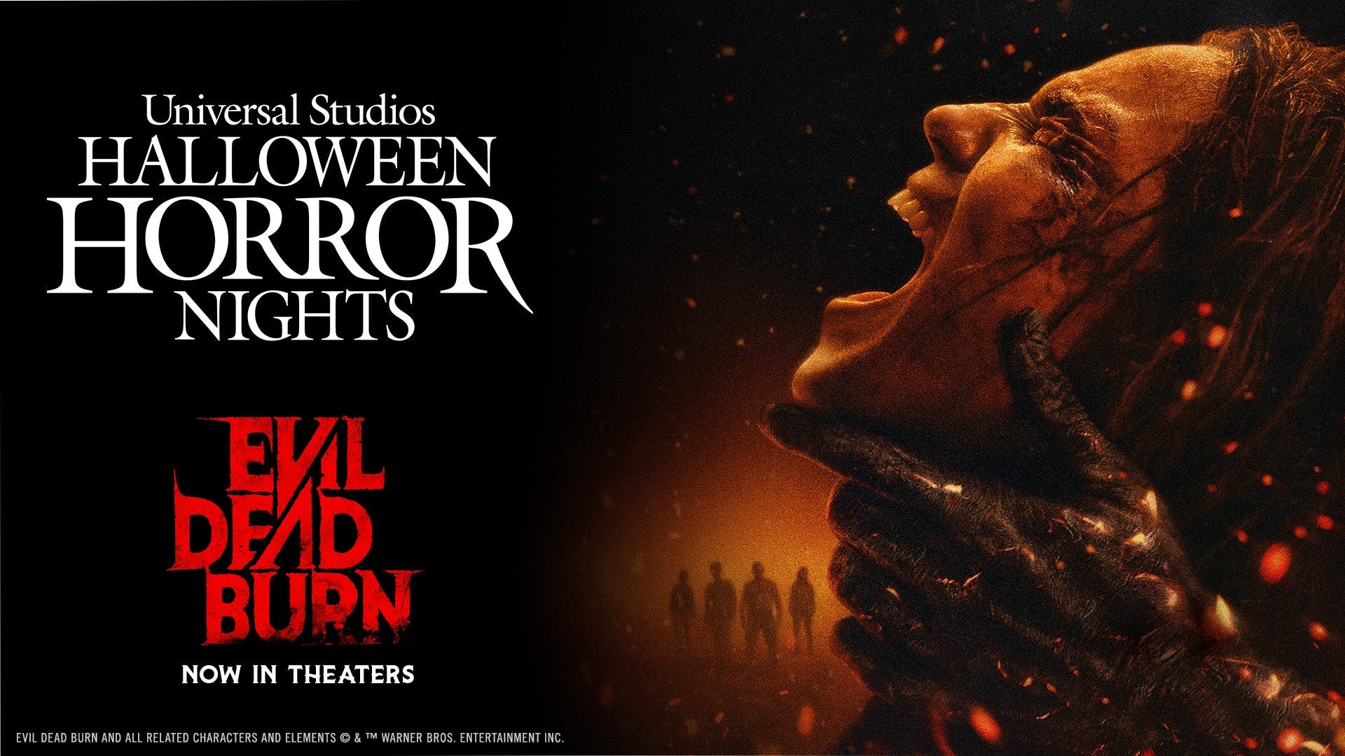 Halloween Horror Nights Adds "EVIL DEAD BURN" and Fortnite Scare Zone