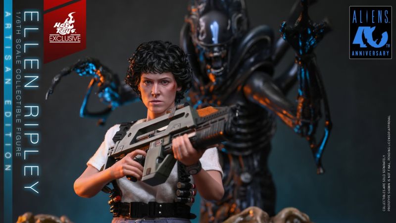Hot Toys Celebrates 40 Years of "ALIENS" With New Ripley and Alien Warrior 1/6 Scale Figures