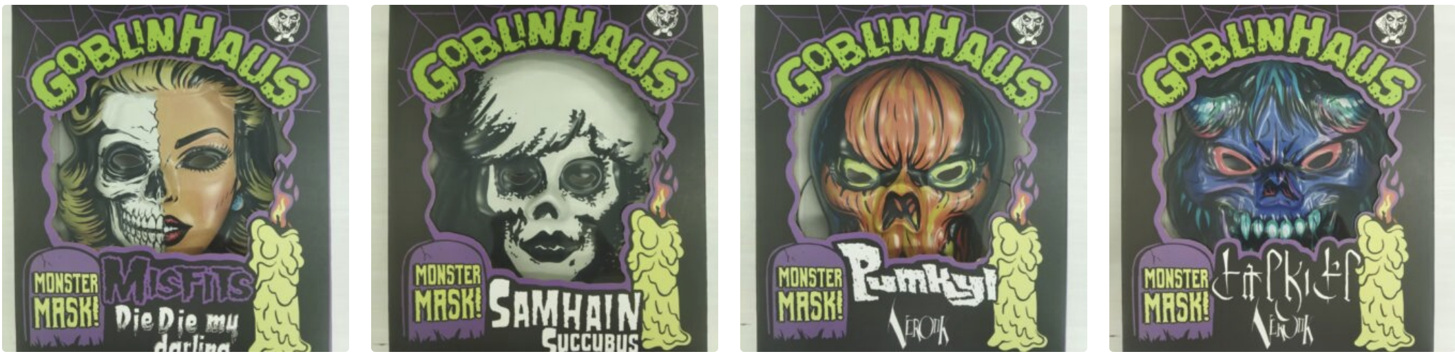 Official Misfits, Samhain & Verotik Retro Masks Announced by Goblinhaus[IMAGES]