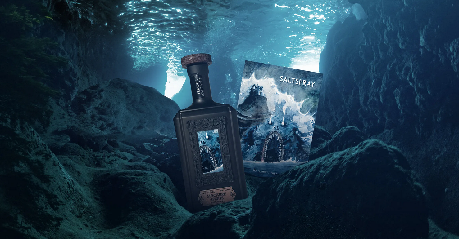 Macabre Spirits Unveils SALTSPRAY Rum With New Original Horror Story And Collector Bottle