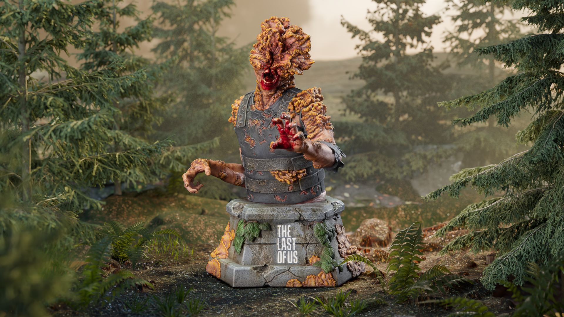 Dark Horse Direct Reveals "THE LAST OF US" Clicker Bust Limited to 1,000 Units